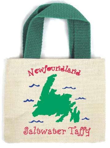 Saltwater Taffy Tote Newfoundland Map 