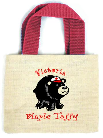 Maple Taffy Tote Black Bear Victoria