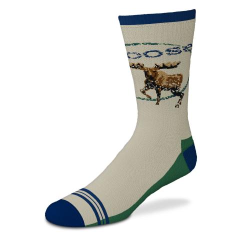 Vintage Moose Socks Adult 9-11