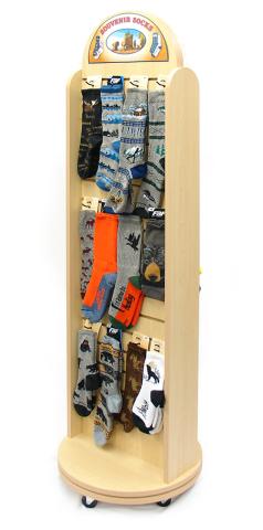 Wooden Sock Displayer